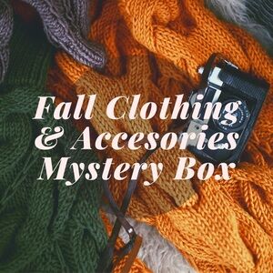 Fall season clothing & Accessories Mystery liquidation Box 20 pcs